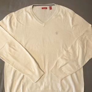 Men’s Cream Izod Sweater